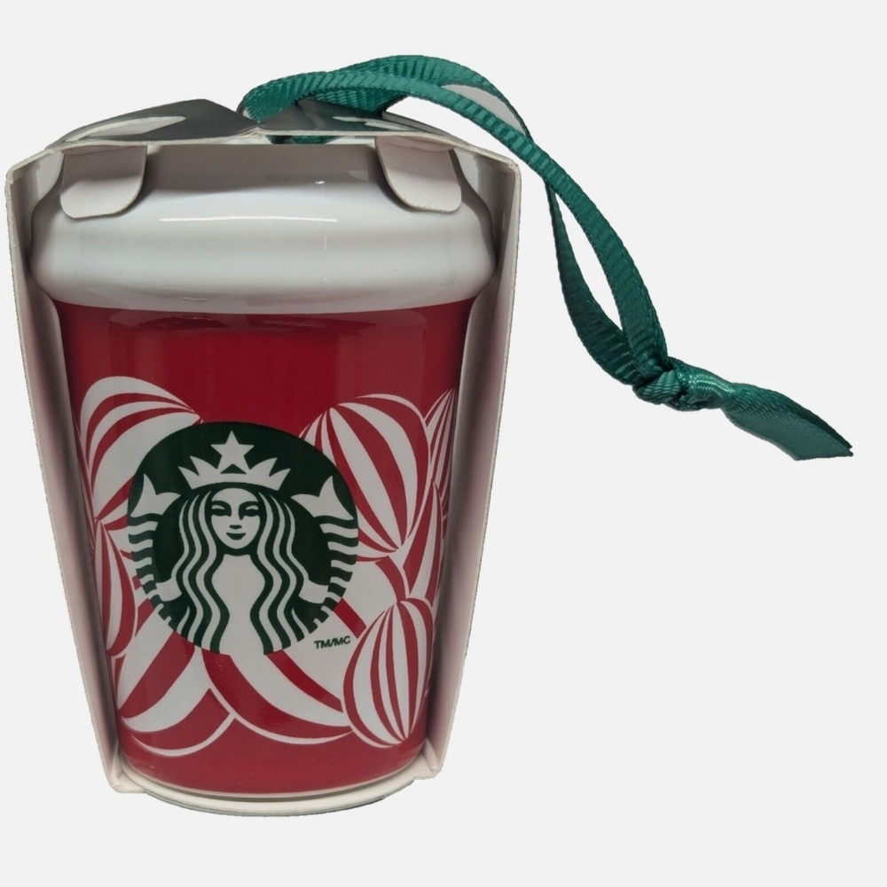 Starbucks 2024 Holiday Red Cup X-mas Ornament
